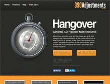 Tablet Screenshot of hangover.990adjustments.com